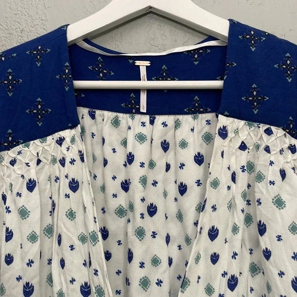 NWT Free People “Where We Roam” Bohemian Floral Bolero Top - Picture 5 of 10